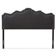 thumbnail image 3 of Bowery Hill Contemporary Fabric Upholstered Full Headboard in Gray, 3 of 5
