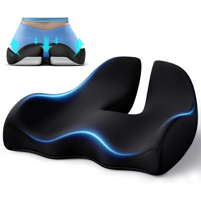 Seat Cushion Office Chair Cushions Butt Pillow for Car Long Sitting Memory Foam Chair Pad for Back Coccyx Tailbone Pain Relief for Gaming Chair and Car Seat Walmart