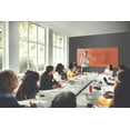 thumbnail image 4 of HMYSN48PH Ghent Glassboards Harmony Markerboard Square Corners Glass Whiteboard 4'H x 8'W, Peach, 4 of 5