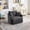 Dark Gray, variant on 360° Swivel Lounge Chair, Oversized Sofa Armchair with 3 Cushions & Backrest Pillow, Modern Chenille Accent Chair for Living Room Bedroom Hotel,Dark Gray