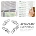 thumbnail image 3 of VERDANVERSE 4Pares Soportes Metálicos Para Estores Montaje Interior Con Resistencia Y Bajo Ruido Oficina, 3 of 7