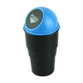 thumbnail image 3 of Creative Mini Auto Push Trash Can Holder Rubbish Bin Storage Box Car Accessories Black One Size, 3 of 6