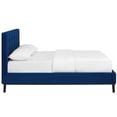 thumbnail image 4 of Modway McKenzie Queen Biscuit Tufted Performance Velvet Platform Bed in Navy, 4 of 4