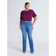 thumbnail image 2 of Sofia by Sofia Vergara Women's and Women's Plus Size Marisol Bootcut Curvy Super High Rise Jeans, 30.5", 32.5" and 34.5" Inseams, Sizes 0-28, 2 of 4