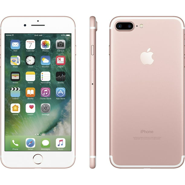 Apple iPhone 7 Plus 32GB Rose Gold B Grade Unlocked Smartphone - Walmart.com