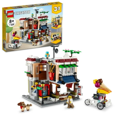 LEGO Creator 3 in 1 Downtown Noodle Shop Building Toy 31131