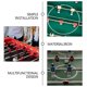 thumbnail image 2 of 2pcs Football Table Accessory Soccer Machine Part Football Table Operation Rod Metal Operation Pole, 2 of 4