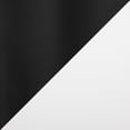 thumbnail image 2 of LumiSource Black Steel, White PU High Back Fuji Dining Chair - Set of 2, 2 of 11