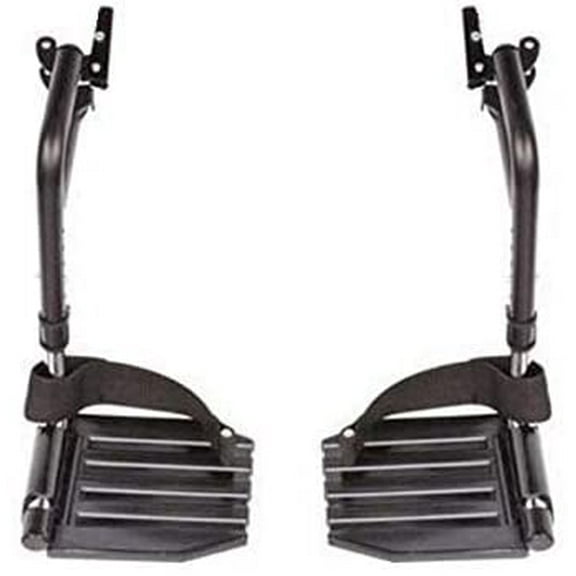 Healthline Drive Wheelchair Foot Rest Replacement, Wheel Chair Swing Away Legrests with Plastic Footplates, Drive Wheelchair Foot Rest Universal Replacement Parts for Healthline