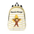 thumbnail image 3 of Mochila de dibujos animados Curious George Monkey para hombres y mujeres bolsa de hombro informal para estudiantes trabajo serie de TV portátil al aire libre, 3 of 5
