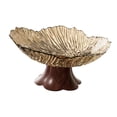 thumbnail image 4 of jifeng Pedestal Fruit Bowl Decorative Serving Tray for Kitchen Counter Home Wedding Gold, 4 of 9
