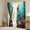 Red Pink Blue, variant on Erosebridal Princess Mermaid Curtains for Living Room,Marine Animal 30%-50% Blackout Curtains Set of 2 (38x45),Ocean Theme Decor