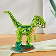 thumbnail image 3 of The Dinosaur World - Velociraptor Diamond Building Blocks, 3 of 5