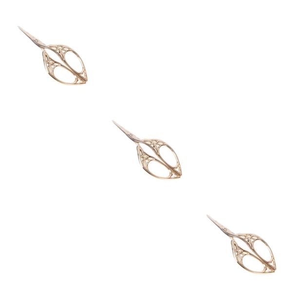 Speravity Tijeras profesionales de costura y costura de acero inoxidable para corte de precisión, tijeras de sastre, corte en abanico dorado Type1 NO1
