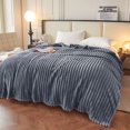 thumbnail image 4 of Cozy Plush Blanket 27x39 Inch Faux Fur Throw Blanket Solid Color for Couch Sofa, 4 of 6
