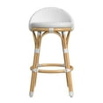 thumbnail image 4 of Butler Specialty Company Tobias 24" Outdoor Rattan Low Back Counter Stool -White, 4 of 7