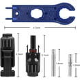 thumbnail image 2 of 10 pares de conectores solares fotovoltaicos MC4, conector PV macho/hembra, doble anillo de sellado impermeable, para accesorios de cables de paneles solares fotovoltaicos., 2 of 5