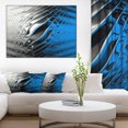 thumbnail image 1 of Yellow Fractal Art Wave Design - Abstract Canvas Wall Art Print, 1 of 4