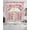 pink, variant on Pink Orchid Flowers Swag Valances for Windows, Small Curtains Drapes, Vintage Floral Leaves Plants Spring Kitchen Window Curtains Over Sink Window Treatment Valance for Bedroom/Bathroom 56"x36"