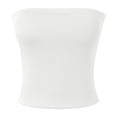 thumbnail image 4 of HAYIMI Women's Tube Tops Sleeveless Stretchy Camisole Removable Padding Strapless Shirt For Layering And Outerwear, 4 of 6