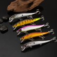 thumbnail image 5 of MInHoues Hard Fishing Minnow Lure 4.53", Realistic Swimming Bait for Freshwater Saltwater Tackle, 3D Eyes Artificial Swimbait Gear, Spring Father's Day Gifts for Men Anglers, 5 of 6