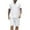 White, variant on Ohufall Plus Size Shorts Set for Men 2 Piece Outfits Fashion Solid Casual Short Sleeve Stand Collar Shirts with Shorts Summer Men Tracksuit Sets