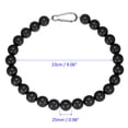 thumbnail image 3 of Uxcell 1 Pack Flagpole Retainer Ring -25 beads 0.98" Flag Pole Beaded Retainer Ring for Flagpole(Black), 3 of 6