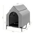 thumbnail image 4 of Elevated Dog House, Pet Canopy House Crate, Large Dog, Indoor & Outdoor, 4 of 7