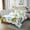 Green Blue, variant on Erosebridal Kawaii Deer Raccoon Bedspread Sets Twin Size,Woodland Animal Bed Quilt,Cartoon Decor,Breathable,2pcs