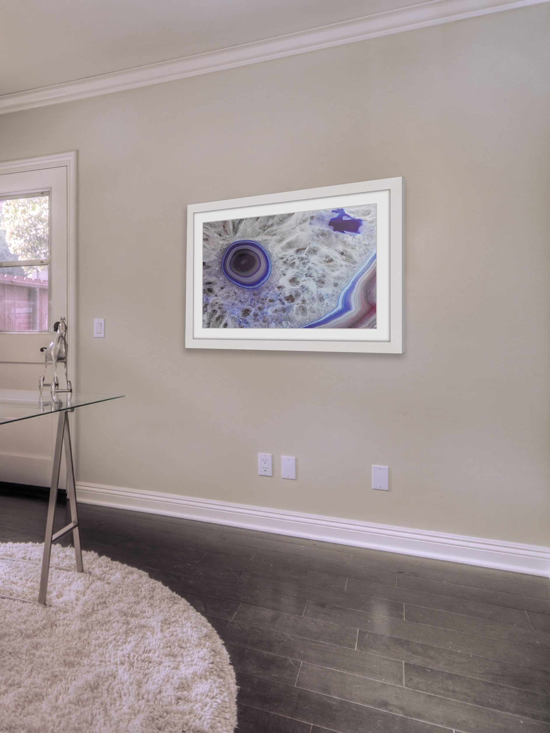 "Violet Lake" Framed Painting Print