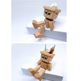 thumbnail image 3 of Taotanxi Shaking Wooden Man Bobblehead for Car Dashboard - Handmade Funny Action Figure - Novelty Desktop Decor for Office or Home - Unique Creative Gift, 3 of 7