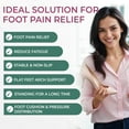 thumbnail image 2 of Welnove 8 Pairs Arch Support Shoe Insoles for Flat Feet, Gel Arch Inserts for Plantar Fasciitis, Adhesive Arch Pad for Relieve Pressure and Feet Pain, 2 of 8