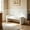 White-sherpa, variant on Upholstered Entryway Bench, 43" Modern Bedroom Bench, White | Sherpa Fleece, Curved Armrests, Solid Wood Frame, End of Bed, Bedroom, Living Room, Hallway