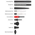 thumbnail image 2 of Collapsible Hiking Trekking Pole, Lightweight Aluminum Multitool Retractable Walking Stick for Outdoor Adventures Camping, Adjustable Length Detachable Gear, 2 of 8