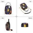 thumbnail image 3 of FORMRS Crossbody Bag for Women Quilted Travel Shoulder Cell Phone Purse with Chain Strap Handbag, Halloween Colorful Ghosts, 3 of 7