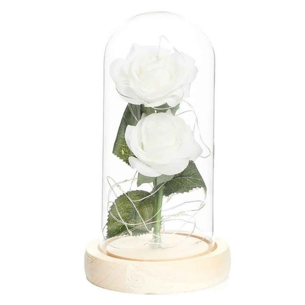 Nuevo Hogar Regalos para el Hogar Vidrio Romántico Rosa Decoración de Boda Casa Regalos de Vacaciones Rosa en Vidrio