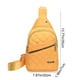 thumbnail image 3 of Bolsa de pecho para mujer, multifuncional, para acampar y hacer senderismo, bandolera de nailon., 3 of 9