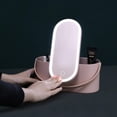 thumbnail image 4 of Boîte de Rangement pour Organisateur Cosmétique Portable avec Couvercle de Miroir Éclairé à LED, 4 of 7