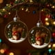 thumbnail image 3 of Adornos navideños, adornos navideños, regalos navideños, decoración navideña, bola navideña, colgante para árbol de Navidad, bola de cristal transparente, regalo de joyería, decoración esférica estere, 3 of 5