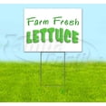 thumbnail image 1 of Farm Fresh Lettuce (18" x 24") Yard Sign, Includes Metal Step Stake, 1 of 6
