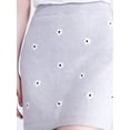 thumbnail image 4 of Free Assembly Women's and Women's Plus Embroidered Mini Sweater Skirt, Sizes XS-4X, 4 of 5
