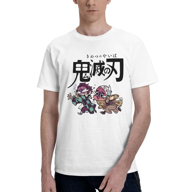 Camiseta de Manga Corta para Hombres Kimetsu no Yaiba