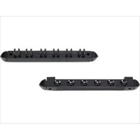 Wall Cue Rack Clip - Wall Rack - Standard 6 Cue with Clips Midnight