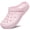 Pink, variant on Unisex Garden Clogs Shoes Slip on Beach for Men and Women Sandals Beach Water Shoes All Black Size 6 Women/4 Men