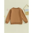 thumbnail image 4 of Kids Girl Boy Casual Sweatshirts Long Sleeve Rainbow Print Pullovers, 4 of 9