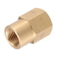 thumbnail image 1 of Conector de manguera de tornillo de latón adaptador hembra G1/4" de Unique Bargains, 1 of 7