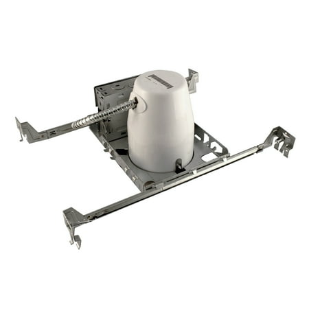 Light New Construction Housing - NICOR Lighting 4-Inch Non-IC Rated Universal Airtight Recessed New Construction Housing (19000A)