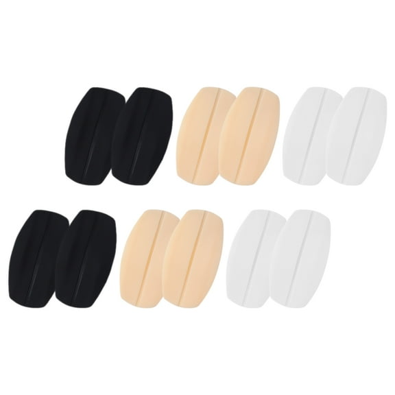 UPOUART 6-Pack Silicone Shoulder Strap Pads for Women Underwear, Soft to Relieve Shoulder Pressure