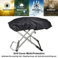 thumbnail image 6 of Heavy Duty Grill Cover for Portable Gas Grill | Waterproof 600D Fabric | Adjustable Windproof Hem | Fits Standup & Propane Grills | Weather Resistant | Black | 39.7x19.2x9.8 in | 1 Pack, 6 of 9
