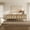 Cherry Oak, variant on SICOTAS 54.9"W Oversized Boho Sideboard Buffet Cabinet–Farmhouse Credenza Storage Cabinet with Adjustable Shelves&Rattan Charm for Kitchen Living Room,Cherry Oak